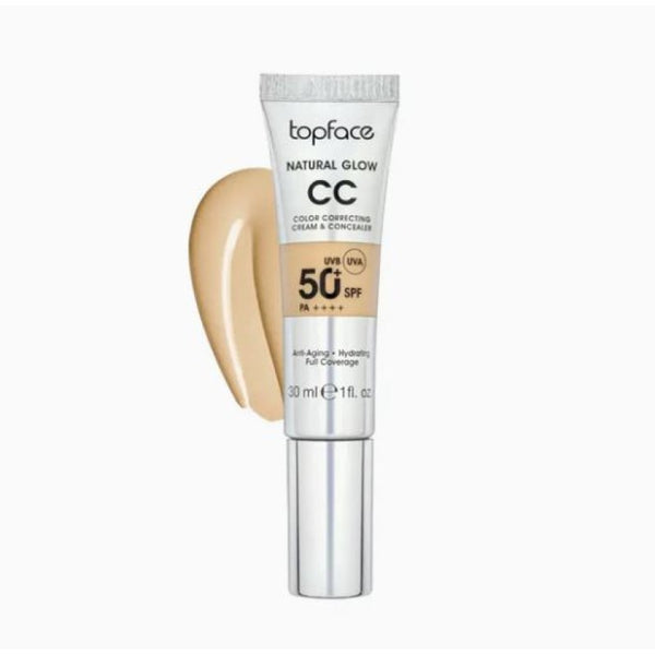 Topface Natural Glow CC Color Correcting Cream & Concealer 50+ SPF - 005