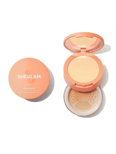 SHEGLAM INSTA-READY FACE & UNDER EYE SETTING POWDER DUO-SMOTH SAND