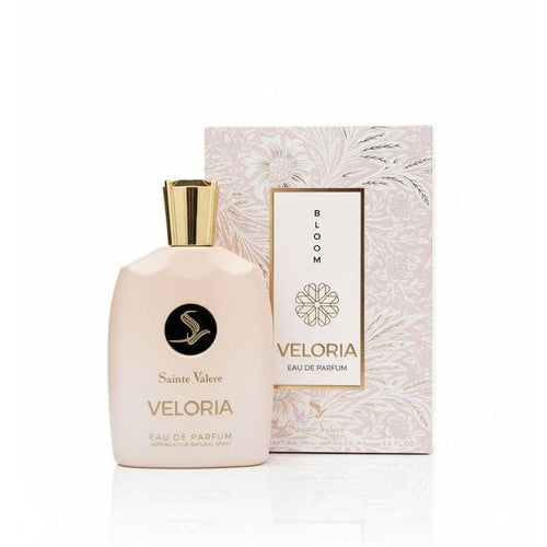 Sainte Valere Veloria EDP 100 ml Flakon mit goldfarbenem Verschluss und Duftbox