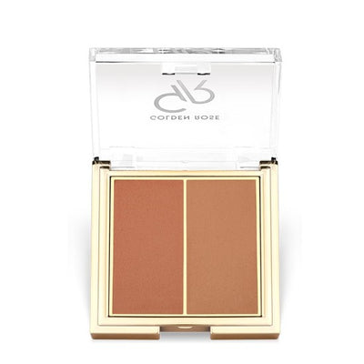 Golden Rose ICONIC BLUSH DUO 03 ROSY BRONZE