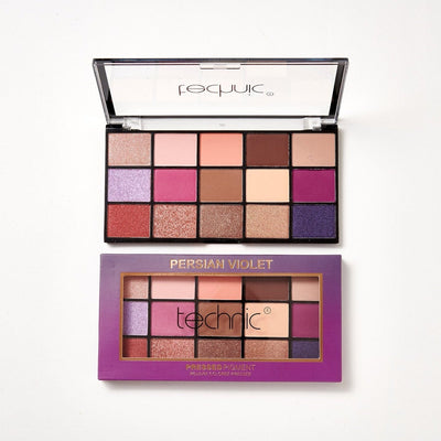 لوحة ظلال العيون البنفسجي الفارسي من تكنيك، 15 لونًا