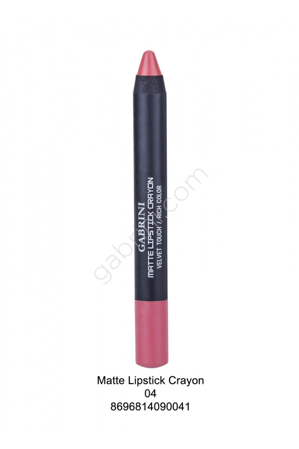Gabrini Matte Lipstick Crayon Rich Color - 04