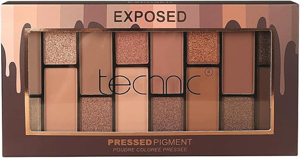 Technic pressed pigment palette-exposed