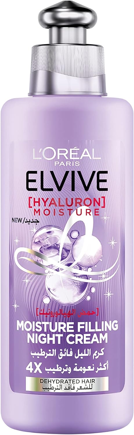 L'Oréal Paris Elvive Hyaluron Moisture - Moisture Filling Night Cream - 200ml