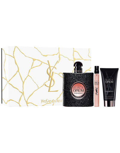 YSL Yves Saint Laurent Black Opium EDP 90ml 3pc Gift Set