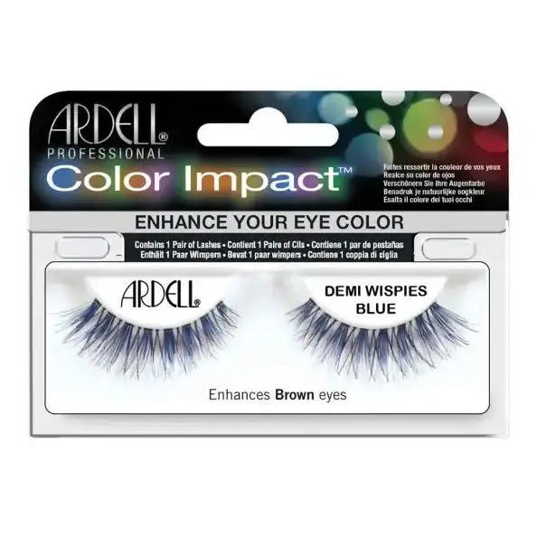 Ardell Lashes Color Demi Wispies - Blue - ELBEAUTE