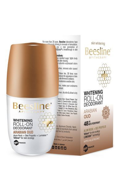 BEESLINE WHITENING ROLL-ON DEO - ARABIAN OUD - ELBEAUTE