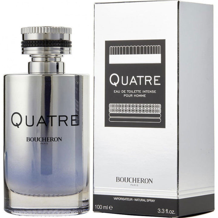 BOUCHERON QUATRE INTENSE POUR HOMME EAU DE TOILETTE 100 ML - ELBEAUTE