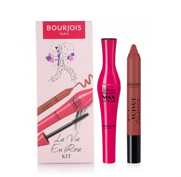 BOURJOIS La Vie En Rose Kit  mascara and lipstick - ELBEAUTE