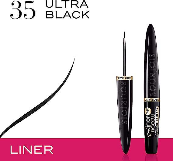 Bourjois Liner Pinceau Eyeliner 24h - 35 Ultra Black - ELBEAUTE