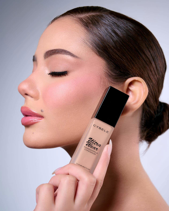 CYBELE ULTRA WEAR FOUNDATION & CONCEALER 01 PORCELAIN - ELBEAUTE