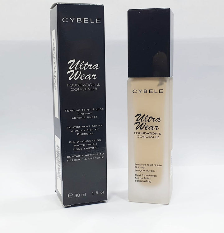 CYBELE ULTRA WEAR FOUNDATION & CONCEALER 02 NUDE - ELBEAUTE