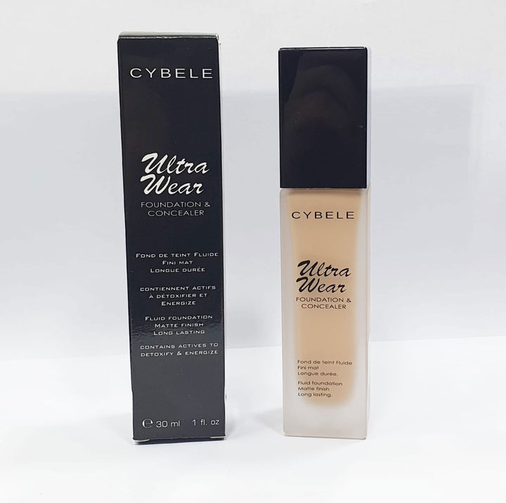 CYBELE ULTRA WEAR FOUNDATION & CONCEALER 03 SHELL - ELBEAUTE