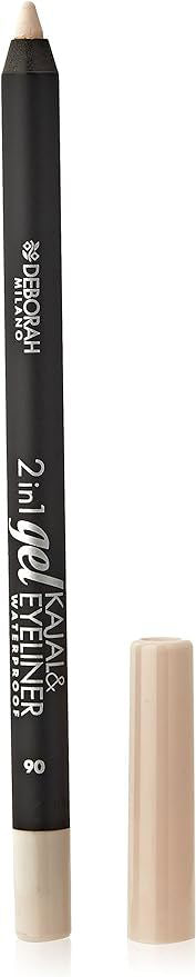 DEBORAH 2 In 1 Gel Kajal & Eyeliner Pencil Waterproof  06 Nude - ELBEAUTE