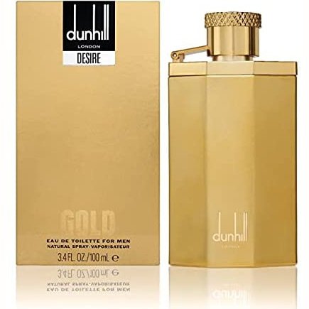 Desire Gold  by Dunhill for Men - Eau de Toilette, 100ml - ELBEAUTE