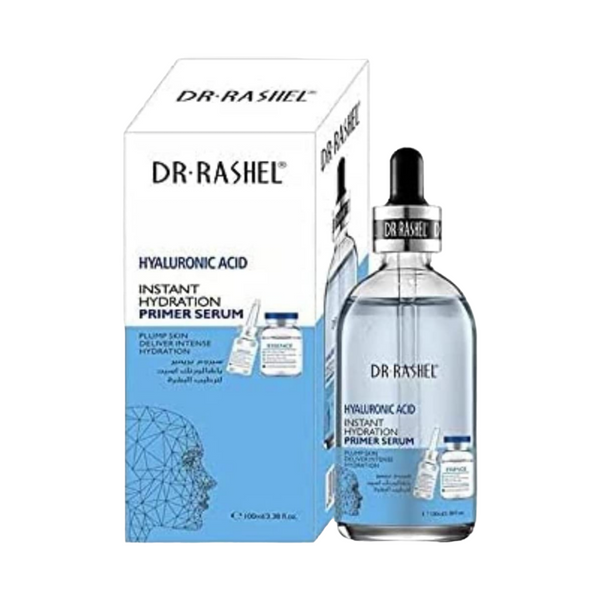 Dr.Rashel Hyaluronic Acid Instant Hydration Primer Serum for Anti Aging & Dark Spots 100ML - ELBEAUTE