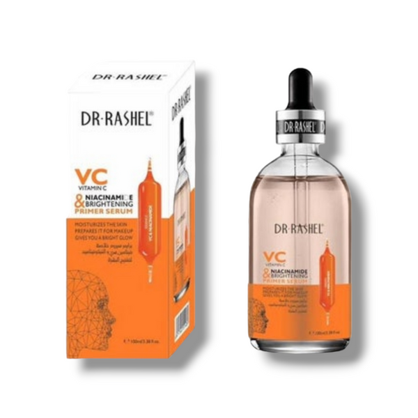 Dr.Rashel Vitamin C And Niacinamide Brightening Primer Serum Orange 100ml - ELBEAUTE