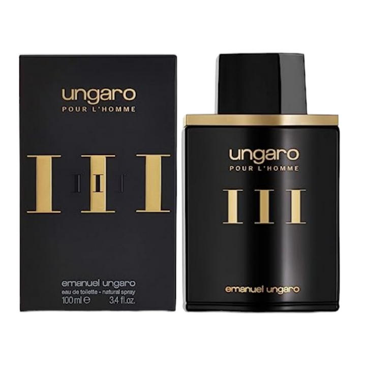 Emanuel Ungaro pour L'Homme III Eau De Toilette For Man 90ML - ELBEAUTE