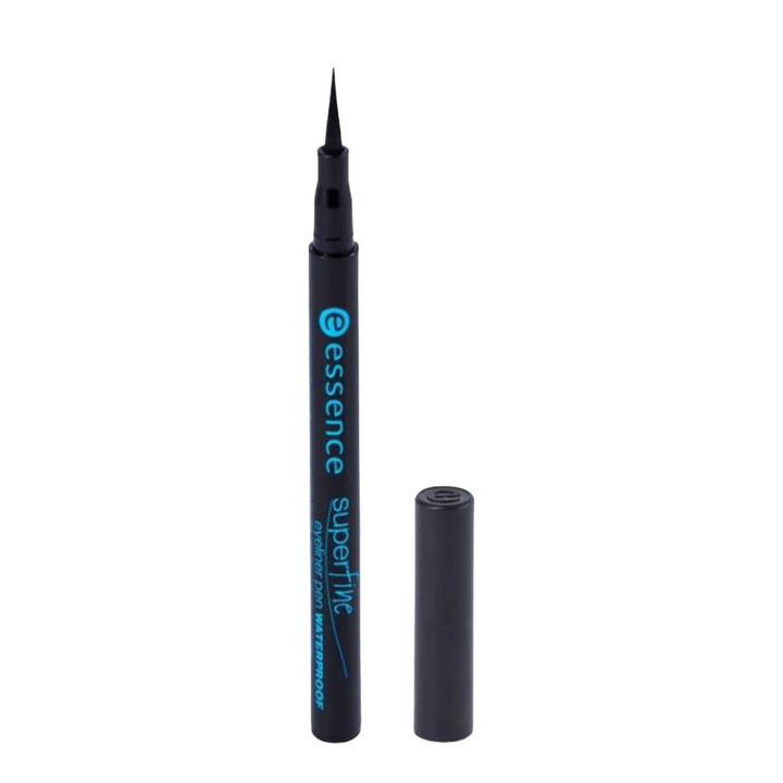 Essence Super fine eyeliner pen waterproof Black - ELBEAUTE