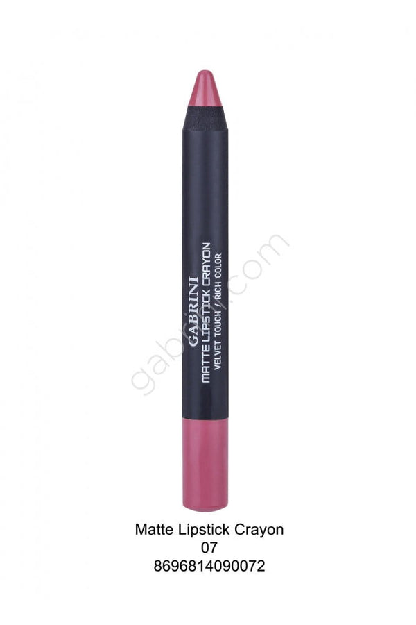 Gabrini Matte Lipstick Crayon Rich Color - 07 - ELBEAUTE