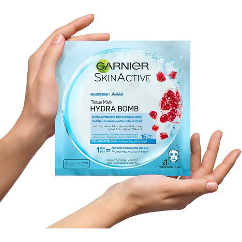 Garnier Replinishing Hydra Bomb Tissue Mask With Pomergerante - ELBEAUTE