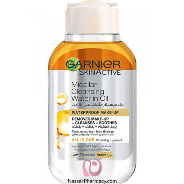 Garnier Skin Active Micellar Water Oil Infused 100 Ml - ELBEAUTE