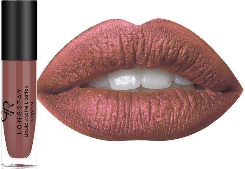Golden Rose Longstay Liquid Matte Lipstick 22 EL BEAUTE ELBEAUTE golden-rose-longstay-liquid-matte-lipstick-22-el-beaute-elbeaute