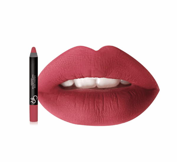 Golden Rose Matte Lipstick Crayon 11 - ELBEAUTE