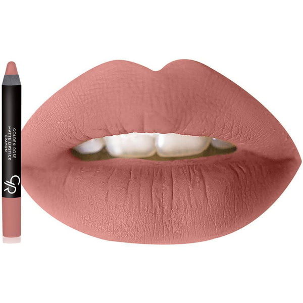 Golden Rose Matte Lipstick Crayon 28 - ELBEAUTE