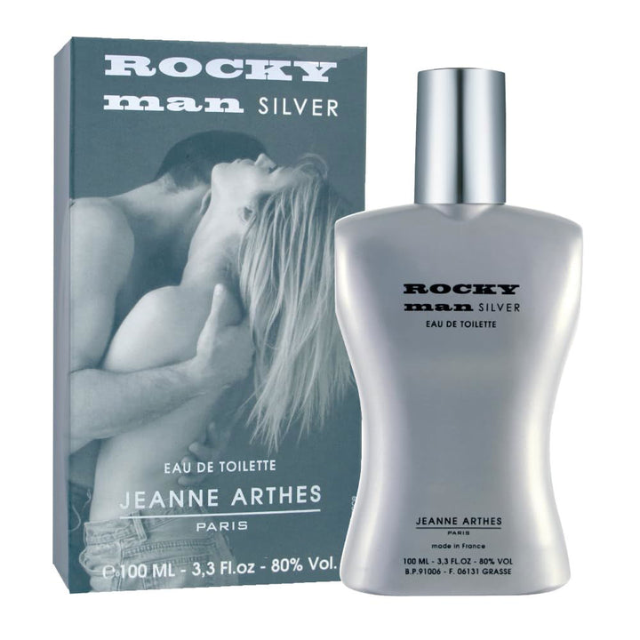 JEANNE ARTHES ROCKY MAN SILVER EDT 100ML - ELBEAUTE