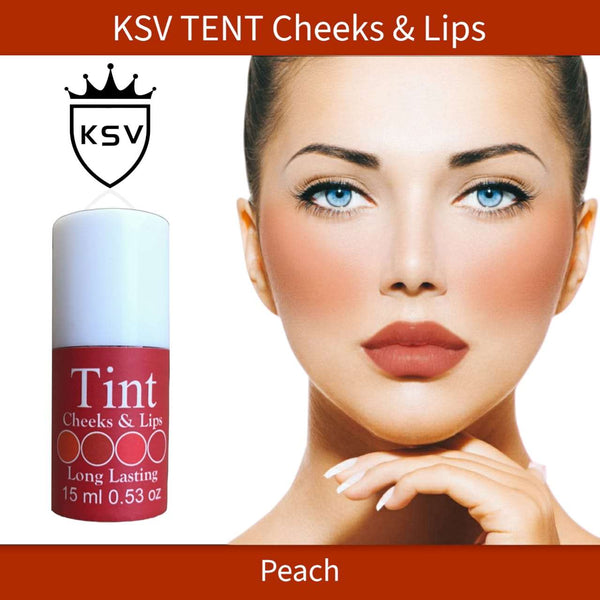 KSV TENT Cheeks & Lips Long Lasting _ Peach - ELBEAUTE