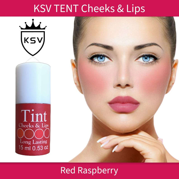KSV TENT Cheeks & Lips Long Lasting _ Red Raspberry - ELBEAUTE