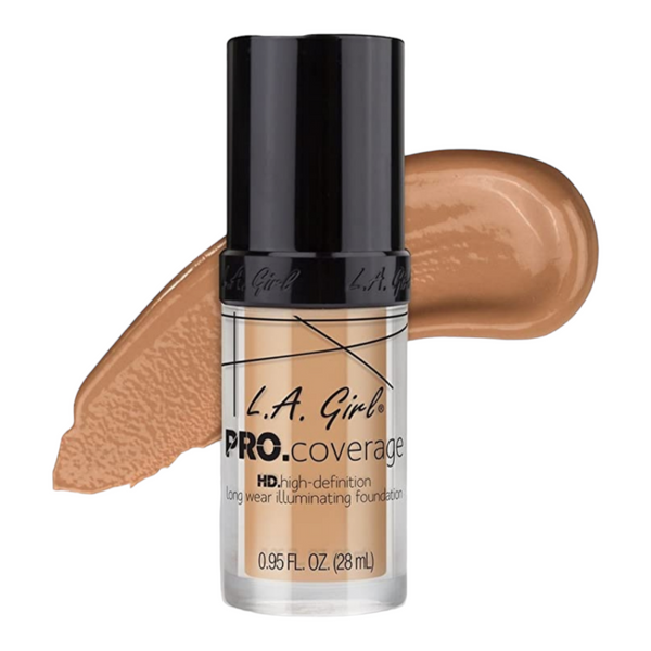 L. A. Girl Pro Coverage Illuminating Foundation GLM644 Natural - ELBEAUTE