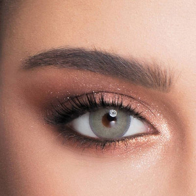 Luminous contact lenses -Dazzling Green