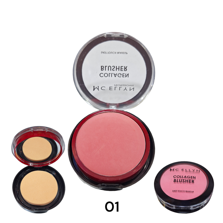 MC ELLYN COLLAGEN  BLUSHER 01 - ELBEAUTE