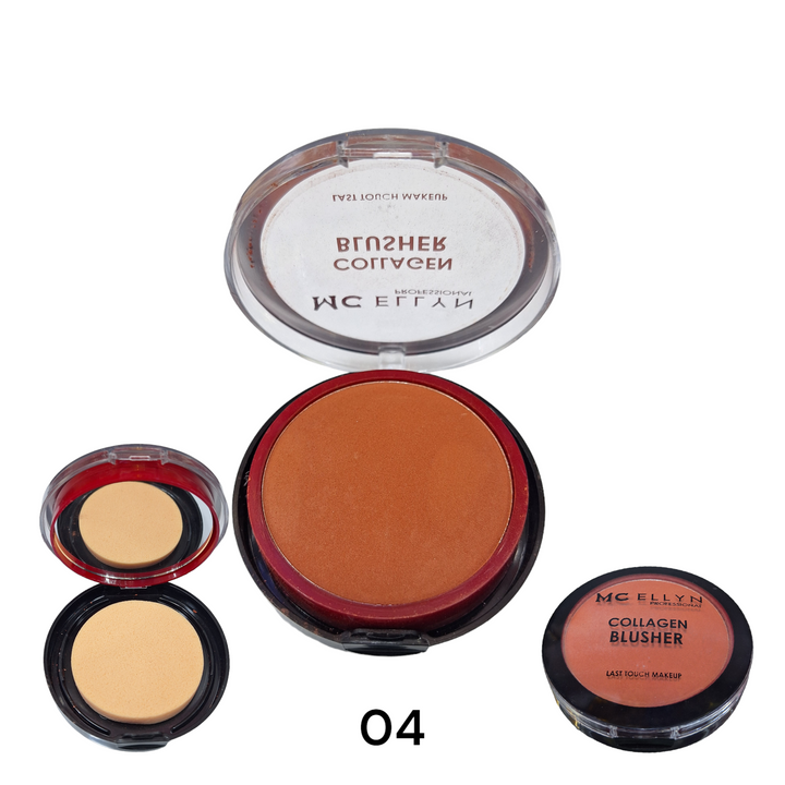 MC ELLYN COLLAGEN  BLUSHER 04 - ELBEAUTE