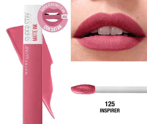 Maybelline New York Superstay Matte Ink Liquid Lipstick - 125 Inspirer - ELBEAUTE