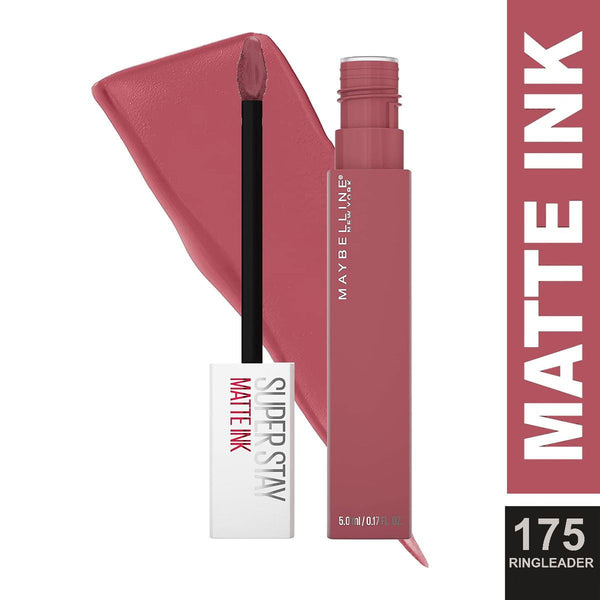 Maybelline SuperStay 24H Matte Ink Lipstick 175 RINGLEADER - ELBEAUTE