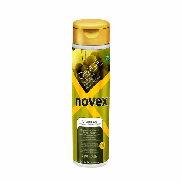 Novex Olive Oil all Hairs Unisex Shampoo, 300 ml - ELBEAUTE