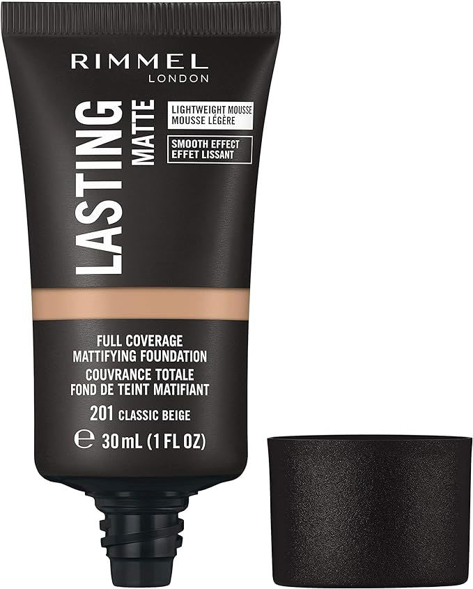 RIMMEL LASTING MATTE FOUNDATION - 201 Classic Beige - ELBEAUTE