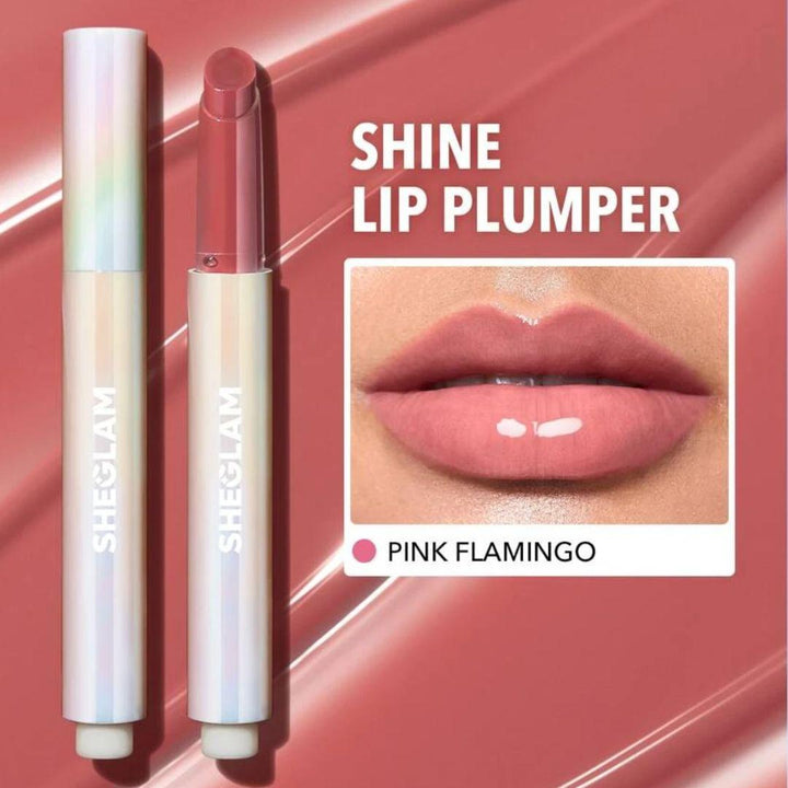 SHEGLAM Pout-Perfect Shine Lip Plumper-Pink Flamingo - ELBEAUTE