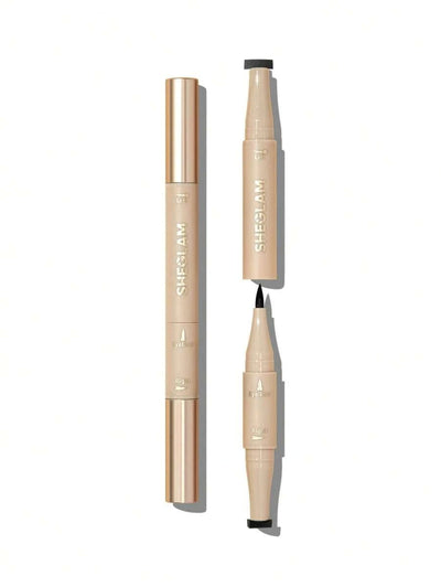 قلم تحديد ثنائي مقاوم للماء من شيشلام وينج إت - أسود