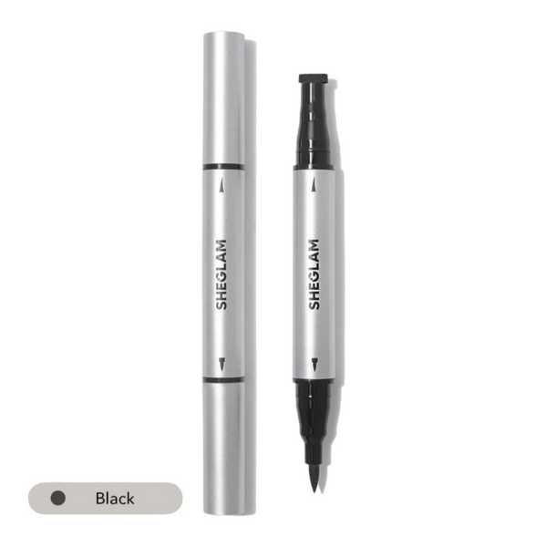 Sheglam Wing It Waterproof Liner Duo - BLACK - ELBEAUTE