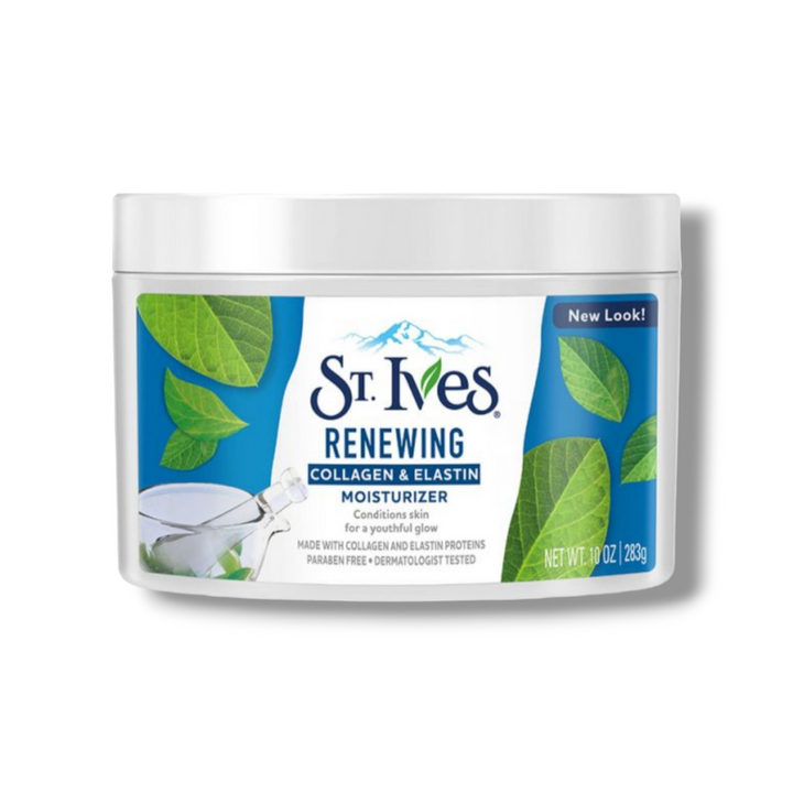 St Ives Renewing Collagen & Elastin Facial Moisturizer (283g) - ELBEAUTE