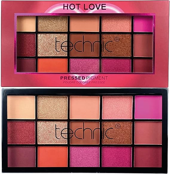 Technic Hot Love Eyeshadow Palette 15 COLOR - ELBEAUTE