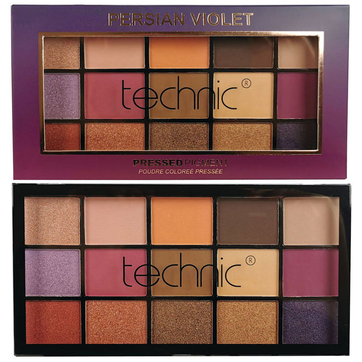 Technic Persian Violet Eyeshadow Palette 15 COLOR - ELBEAUTE