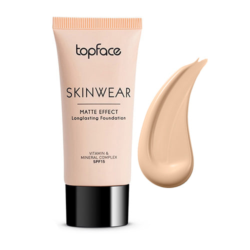 Topface Skin Wear Matte Effect Longlasting Foundation 01 - ELBEAUTE