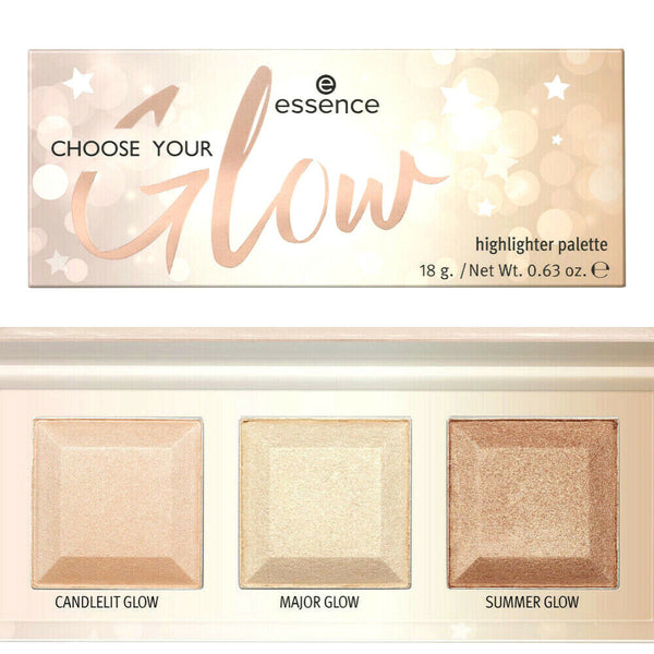 essence CHOOSE YOUR Glow highlighter palette - ELBEAUTE