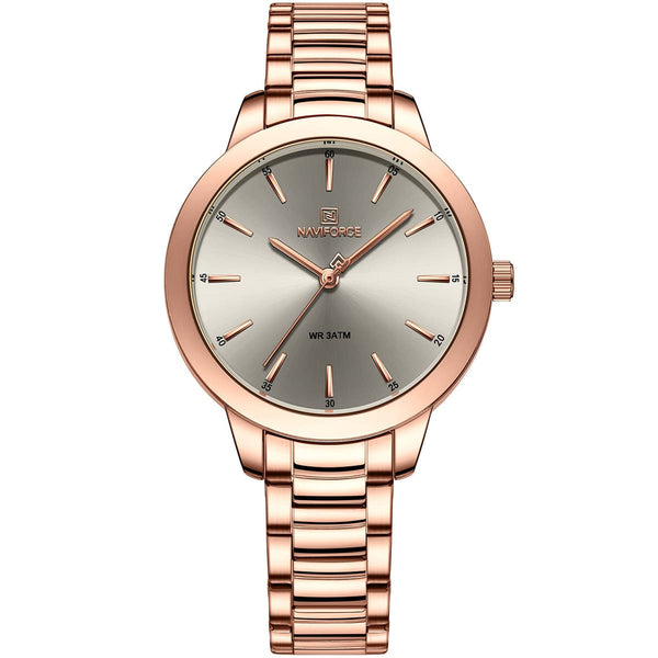 Naviforce Watch For Women NF5025-RG-GY