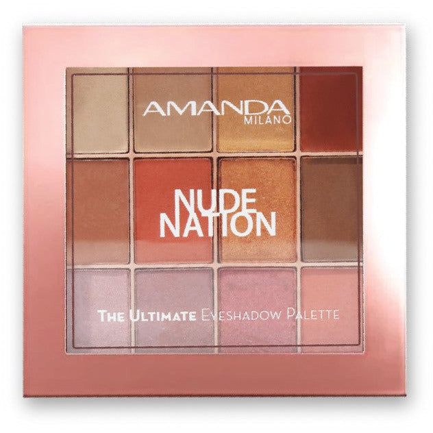 Amanda Milano Nude Nation The Ultimate Eyeshadow Palette - ELBEAUTE